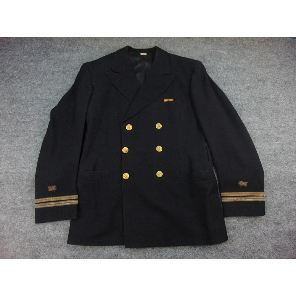 U.S. Navy Dress Blues Uniform Mens 40R 30x30 Lt Commander Vietnam NDSM Named‎